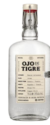 Ojo de Tigre Mezcal Artesanal Joven 100% Agave 37% Vol. 0,7l