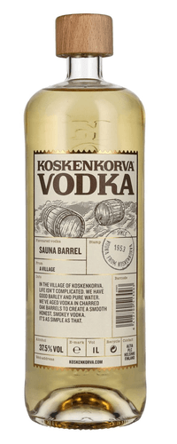 Koskenkorva Vodka SAUNA BARREL Flavoured 37,5% Vol. 1l