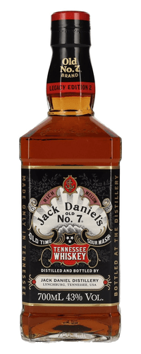 Jack Daniel's Sour Mash Tennessee Whiskey LEGACY EDITION No. 2 - BLACK DESIGN 43% Vol. 0,7l