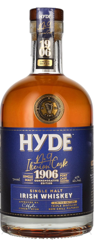 Hyde No.9 IBERIAN CASK 1906 Single Malt Irish Whiskey Commemorative Edition 43% Vol. 0,7l