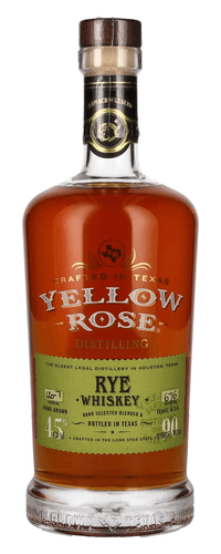 Yellow Rose RYE Whiskey 45% Vol. 0,7l
