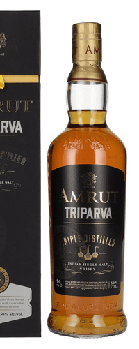 Amrut TRIPARVA Triple Distilled Indian Single Malt Whisky 50% Vol. 0,7l in Giftbox