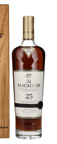The Macallan 25 Years Old SHERRY OAK 2023 43% Vol. 0,7l in wooden box