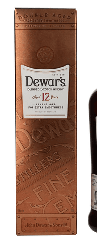 Dewar's 12 Years Old Blended Scotch Whisky Double Aged 40% Vol. 0,7l in Giftbox
