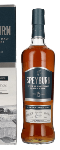 Speyburn 15 Years Old Speyside Single Malt Scotch Whisky 46% Vol. 0,7l in Giftbox