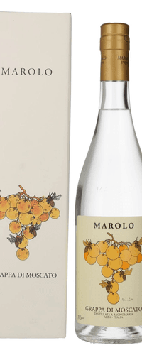 Marolo Grappa di MOSCATO 42% Vol. 0,7l in Giftbox
