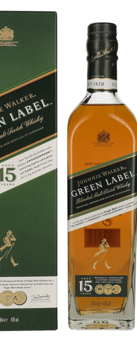 Johnnie Walker Green Label 15 Years Old 43% Vol. 0,7l in Giftbox