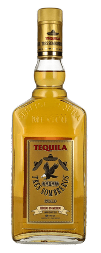 Tres Sombreros Tequila Gold 38% Vol. 0,7l
