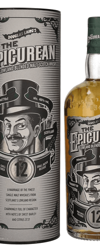 Douglas Laing THE EPICUREAN 12 Years Old Lowland Blended Malt 46% Vol. 0,7l in Giftbox