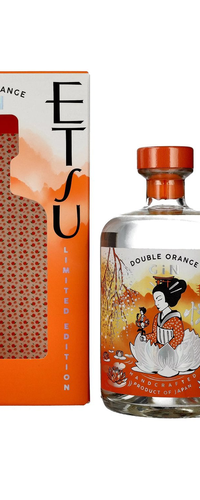 Etsu Gin DOUBLE ORANGE Limited Edition 43% Vol. 0,7l in Giftbox with glass