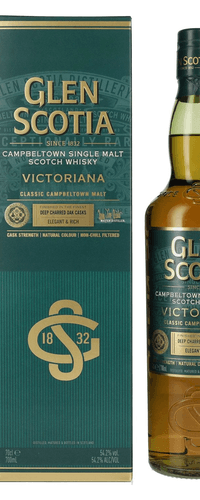 Glen Scotia VICTORIANA Single Malt Scotch Whisky 54,2% Vol. 0,7l in Giftbox