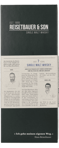 Reisetbauer & Son 7 Years Old Single Malt Whisky 43% Vol. 0,7l in Giftbox