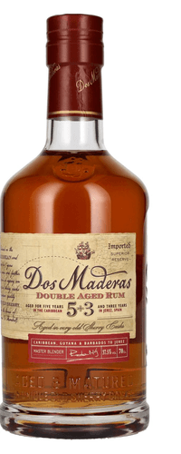 Dos Maderas 5+3 Years Old Double Aged Rum 37,5% Vol. 0,7l