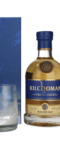 Kilchoman THE MACHIR BAY GIFT PACK 46% Vol. 0,7l in Giftbox with 2 glasses