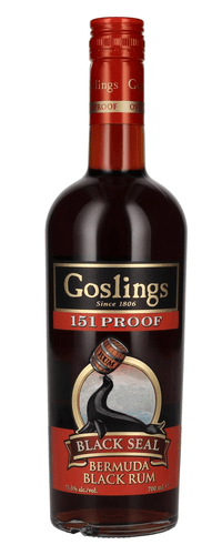 Goslings Black Seal 151 PROOF Bermuda Black Rum 75,5% Vol. 0,7l