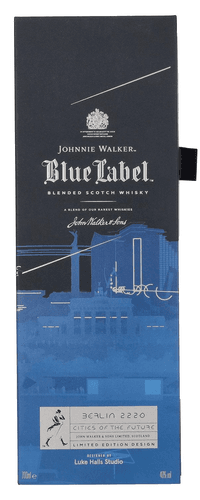 Johnnie Walker Blue Label City Edition Berlin Blended Scotch Whisky 40% Vol. 0,7l in Giftbox