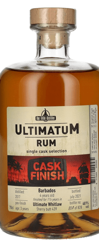 UltimatuM Rum 4 Years Old CASK FINISH Barbados 48,9% Vol. 0,7l