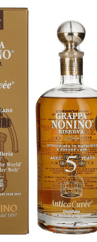 Nonino Grappa Riserva Antica Cuvee 5 Years Old 43% Vol. 0,7l in Giftbox