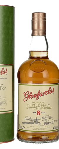 Glenfarclas 8 Years Old Highland Single Malt Scotch Whisky 40% Vol. 0,7l in Giftbox