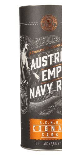 Austrian Empire Navy Rum COGNAC CASK 46,5% Vol. 0,7l in Giftbox