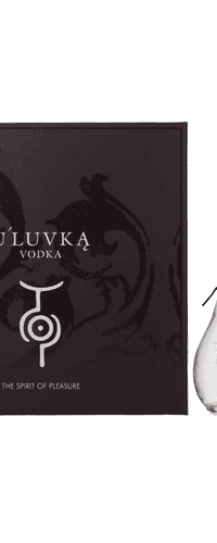 U'Luvka Vodka 40% Vol. 0,1l in Giftbox with 2 glasses