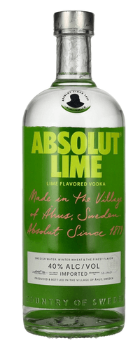 Absolut LIME Flavored Vodka 40% Vol. 1l