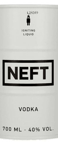 NEFT Vodka White Barrel 40% Vol. 0,7l