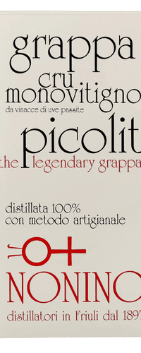 Nonino Grappa The Legendary Cru Monovitigno Picolit 50% Vol. 0,5l in Giftbox