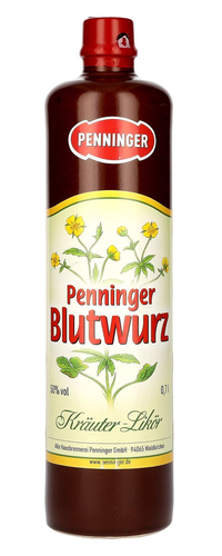 Penninger Blutwurz Kraeuter Likoer 50% Vol. 0,7l