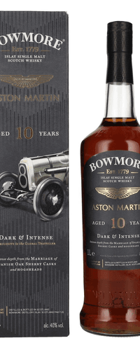 Bowmore 10 Years Old ASTON MARTIN Dark & Intense 40% Vol. 1l in Giftbox