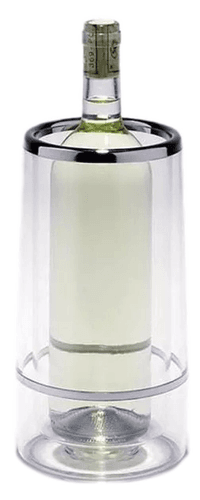 Wine cooler acrylic double-walled crystal clear