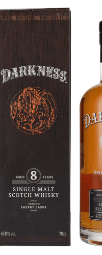 Darkness! 8 Years Old Single Malt Scotch Whisky SHERRY CASKS 47,8% Vol. 0,7l in Giftbox