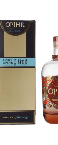 Opihr London Dry Gin FAR EAST EDITION 43% Vol. 0,7l in Giftbox with Travel Mug