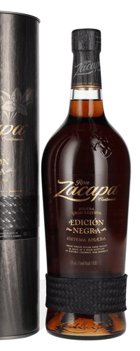 Ron Zacapa Centenario EDICION NEGRA Sistema Solera Gran Reserva 43% Vol. 1l in Giftbox