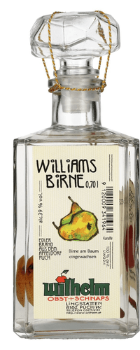 Wilhelm Williams pear in carafe with real pear 39% Vol. 0,7l