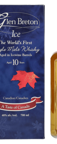 Glen Breton Ice 10 Years Old Aged in Icewine Barrels 40% Vol. 0,7l in Giftbox