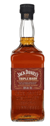 Jack Daniel's TRIPLE MASH Blended Straight Whiskey BOTTLED-IN-BOND 50% Vol. 0,7l