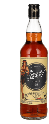 Sailor Jerry SPICED Caribbean Rum TATTOO 40% Vol. 0,7l