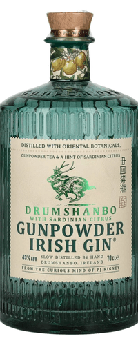 Drumshanbo Gunpowder Irish Gin with Sardinian Citrus 43% Vol. 0,7l