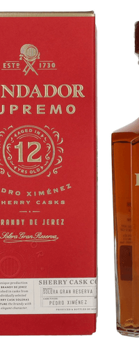 Fundador Supremo 12 Years Old Sherry Casks Brandy de Jerez 40% Vol. 0,7l in Giftbox