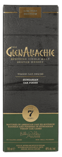 The GlenAllachie 7 Years Old HUNGARIAN VIRGIN OAK FINISH 48% Vol. 0,7l in Giftbox