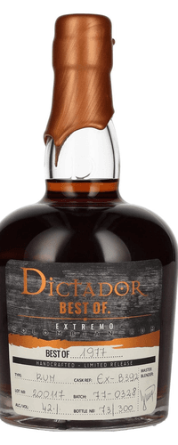 Dictador BEST OF 1977 EXTREMO Rum 42% Vol. 0,7l