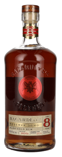 Bacardi 8 Anos RESERVA OCHO Rare Gold Rum 40% Vol. 1l