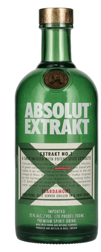 Absolut Extrakt No. 1 Cardamom Premium Spirit Drink 35% Vol. 0,7l