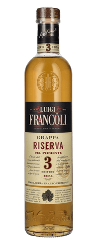 Luigi Francoli 3 Anni RISERVA Grappa del Piemonte 41,5% Vol. 0,7l