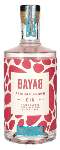 BAYAB African Grown Rose Water Small Batch Gin 43% Vol. 0,7l