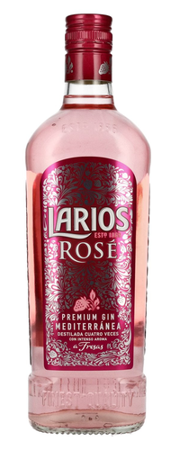 Larios ROSE Premium Gin Mediterranea 37,5% Vol. 0,7l