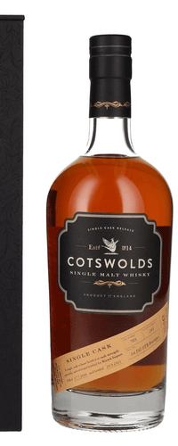 Cotswolds SINGLE CASK 5 Years Old Single Malt Whisky 60,6% Vol. 0,7l in Giftbox