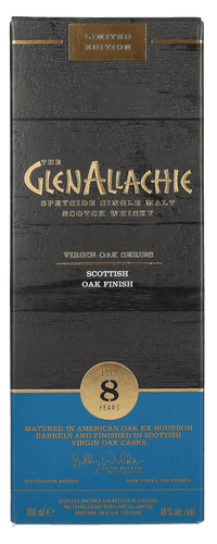 The GlenAllachie 8 Years Old SCOTTISH VIRGIN OAK FINISH 48% Vol. 0,7l in Giftbox