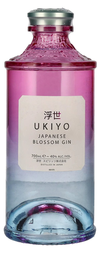 Ukiyo Japanese Blossom Gin 40% Vol. 0,7l